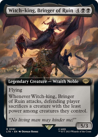 Witch-king, Bringer of Ruin (Extended Alternate Art) [The Lord of the Rings: Tales of Middle-Earth]