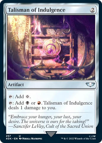 Talisman of Indulgence [Universes Beyond: Warhammer 40,000]