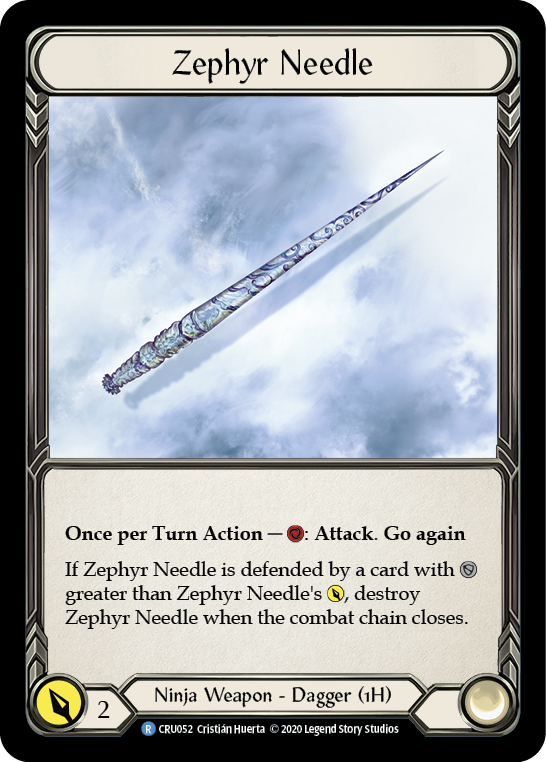 Zephyr Needle [CRU052] 1st Edition Normal