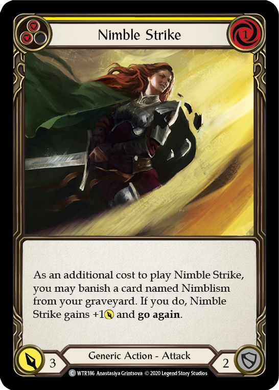 Nimble Strike (Yellow) [WTR186] Unlimited Normal