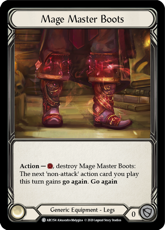 Mage Master Boots [ARC154] Unlimited Rainbow Foil