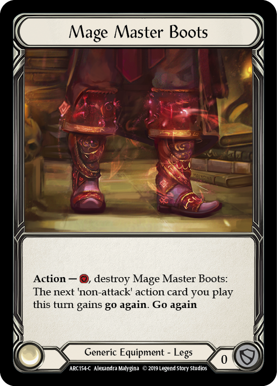 Mage Master Boots [ARC154-C] 1st Edition Normal