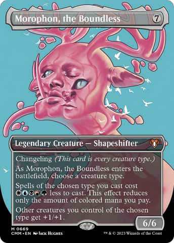 Morophon, the Boundless (Borderless Profile) [Commander Masters]