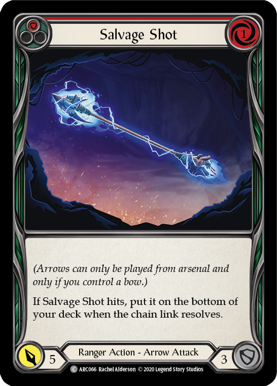 Salvage Shot (Red) [ARC066] Unlimited Rainbow Foil